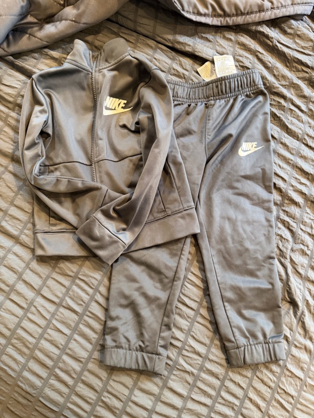 Nike Kids Track Jacket and Pants - Grey